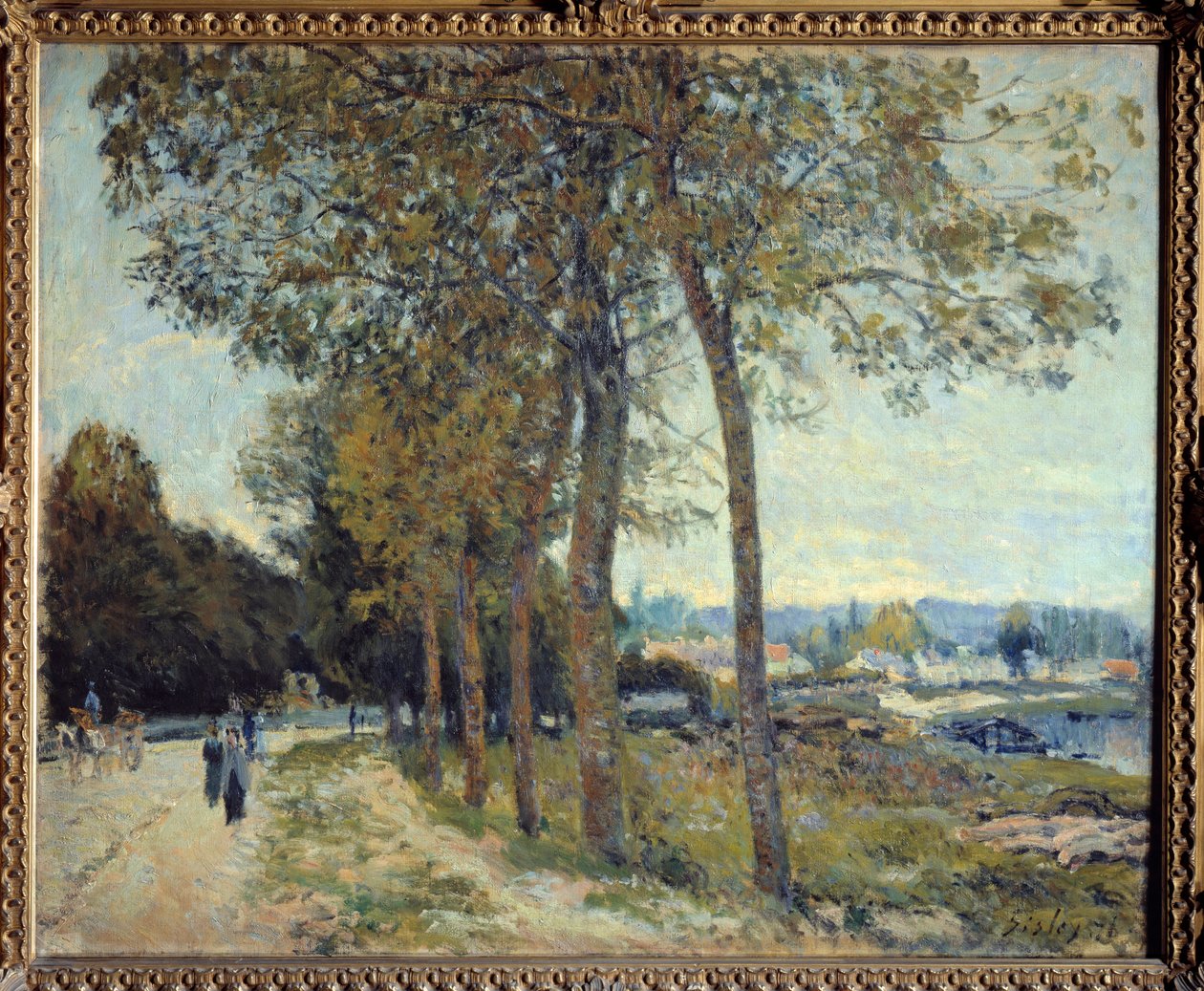 La Senna a Marly da Alfred Sisley