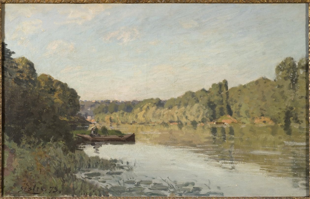 Paesaggio di Bougival da Alfred Sisley