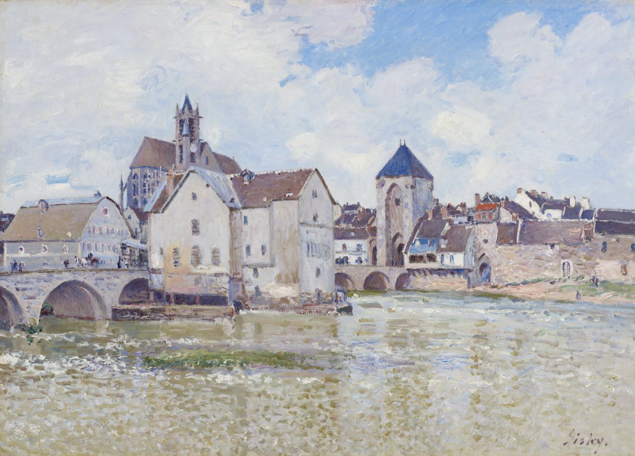 Il ponte di Moret da Alfred Sisley