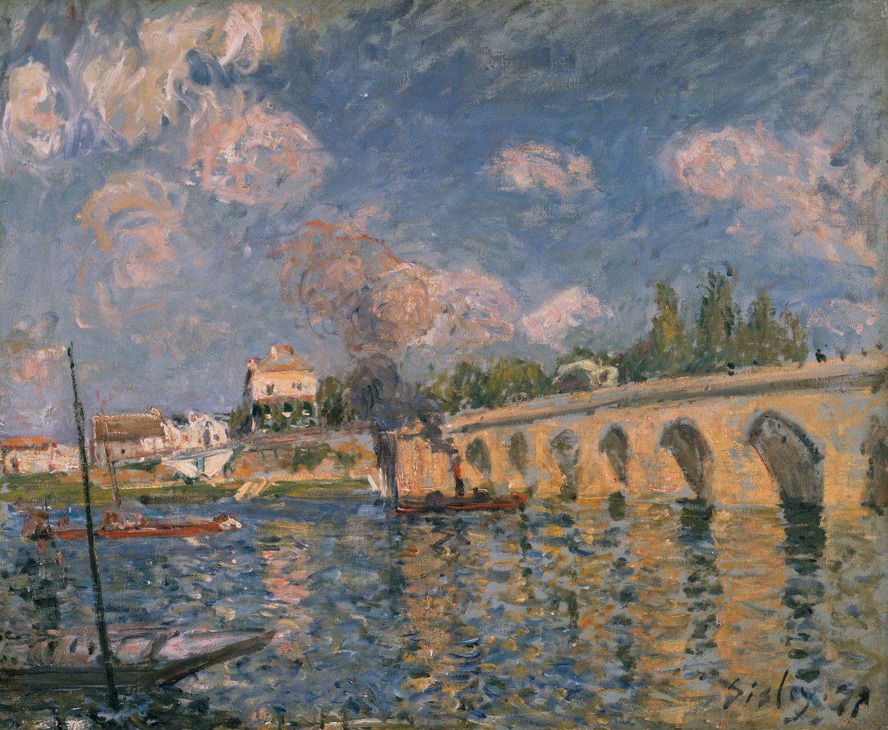 Il Ponte di Sevres da Alfred Sisley