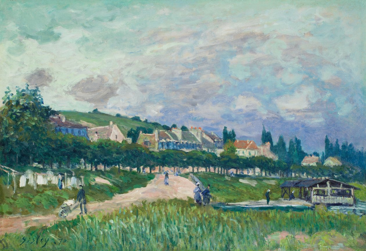 Le lavoir da Alfred Sisley