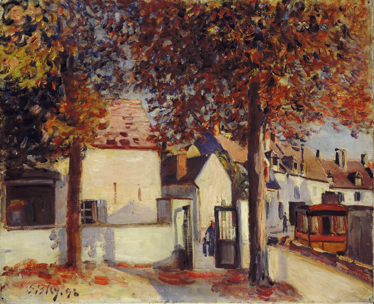 Moret-sur-Loing (Rue de Fosses) da Alfred Sisley