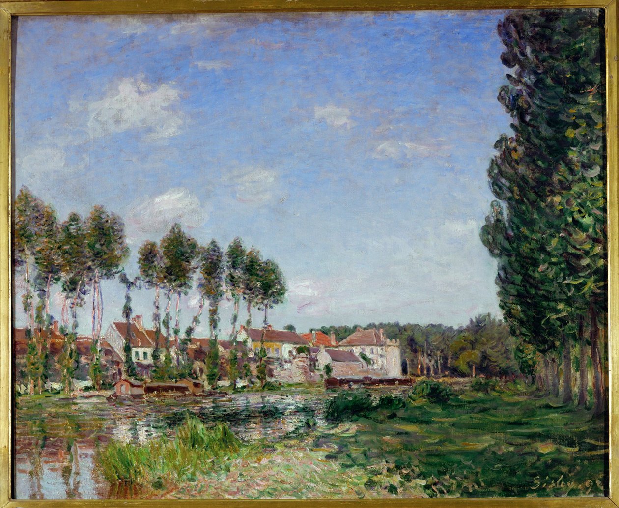 Moret, Bords du Loing, Francia da Alfred Sisley