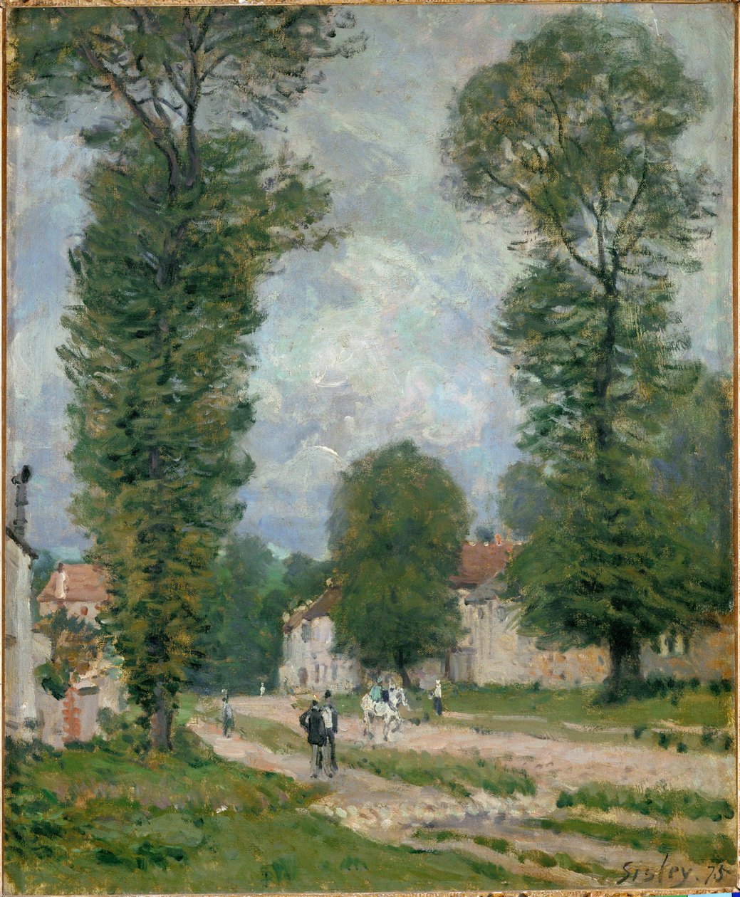 Strada per Versailles da Alfred Sisley