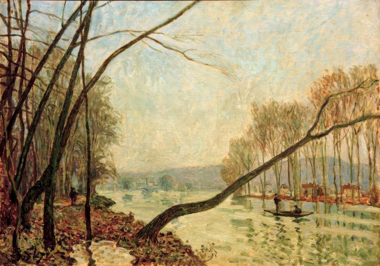 Rive della Senna in autunno da Alfred Sisley