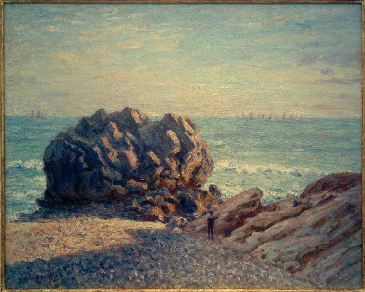 Storrs Rock, Ladys Cove, la sera da Alfred Sisley