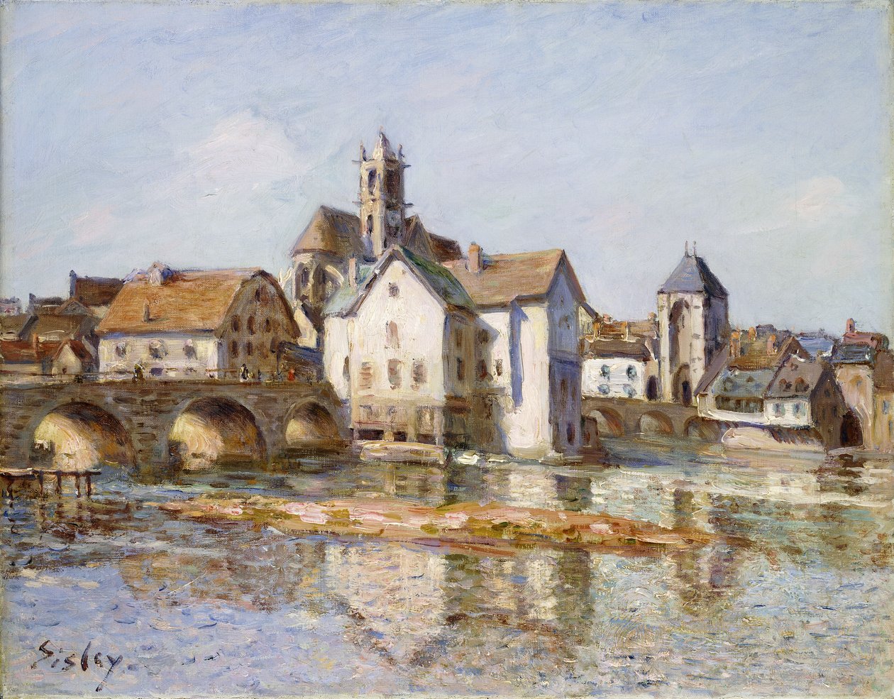 Il Ponte a Moret da Alfred Sisley