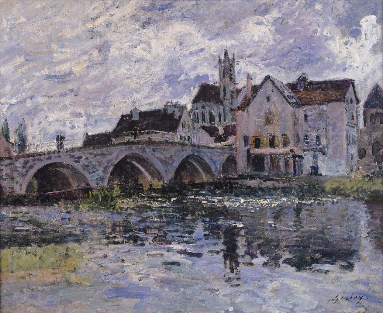 Il ponte di Moret-sur-Loing, 1887 da Alfred Sisley