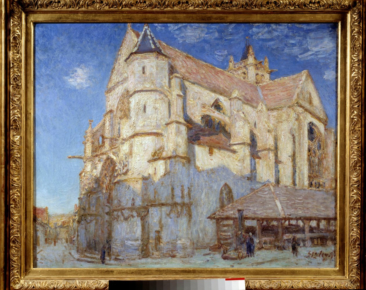 La chiesa di Moret da Alfred Sisley