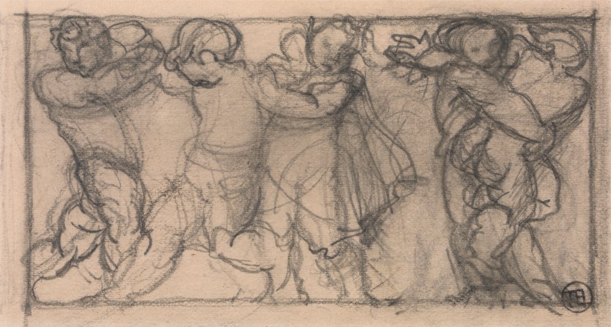 Gruppo di Cherubini (progetto per un fregio?) da Alfred Emile Stevens