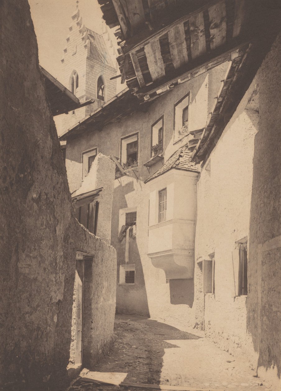 Una strada a Sterzing, in Tirolo da Alfred Stieglitz