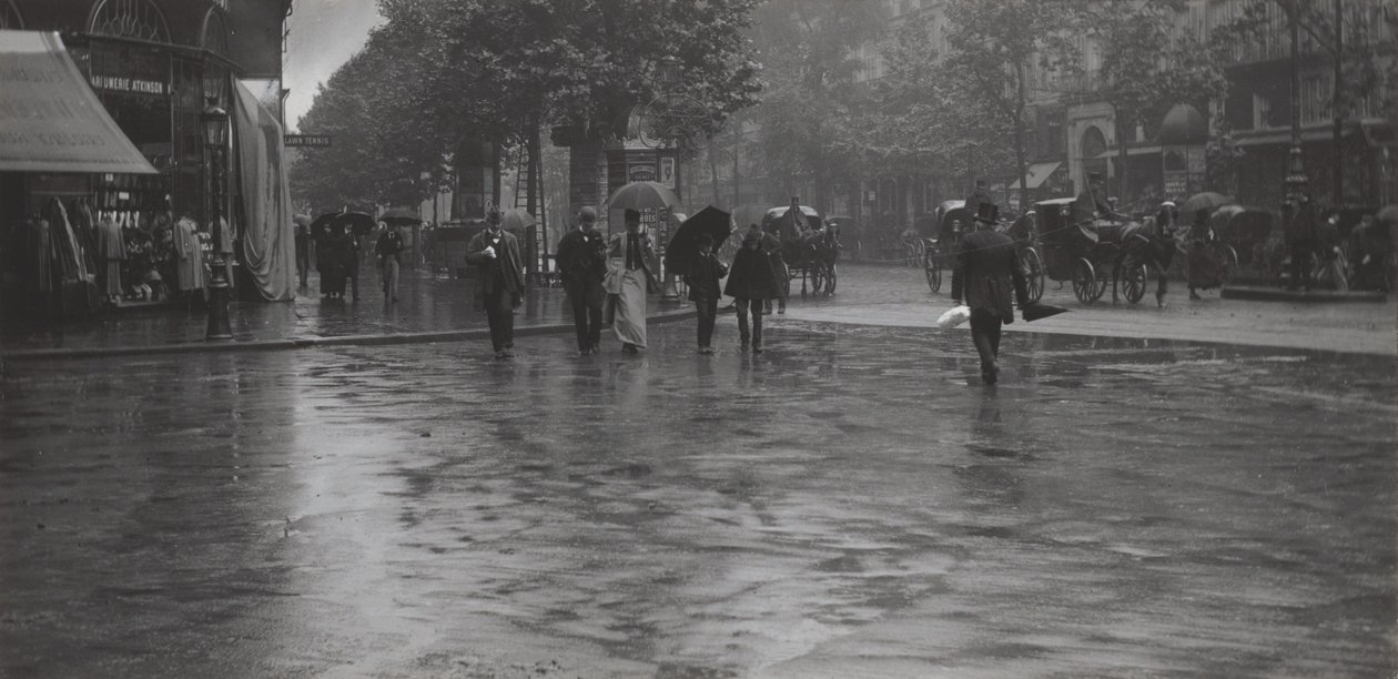 Una giornata piovosa sul boulevard, Parigi da Alfred Stieglitz