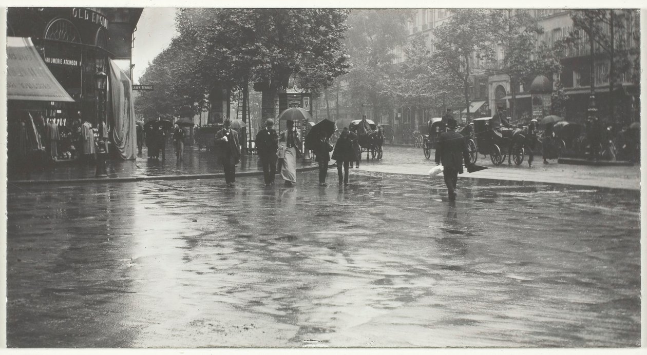 Un giorno piovoso sul Boulevard, Parigi, 1894, stampato 191832 da Alfred Stieglitz