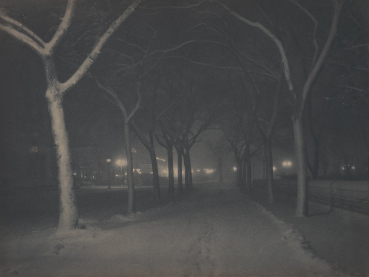 Una notte gelida da Alfred Stieglitz