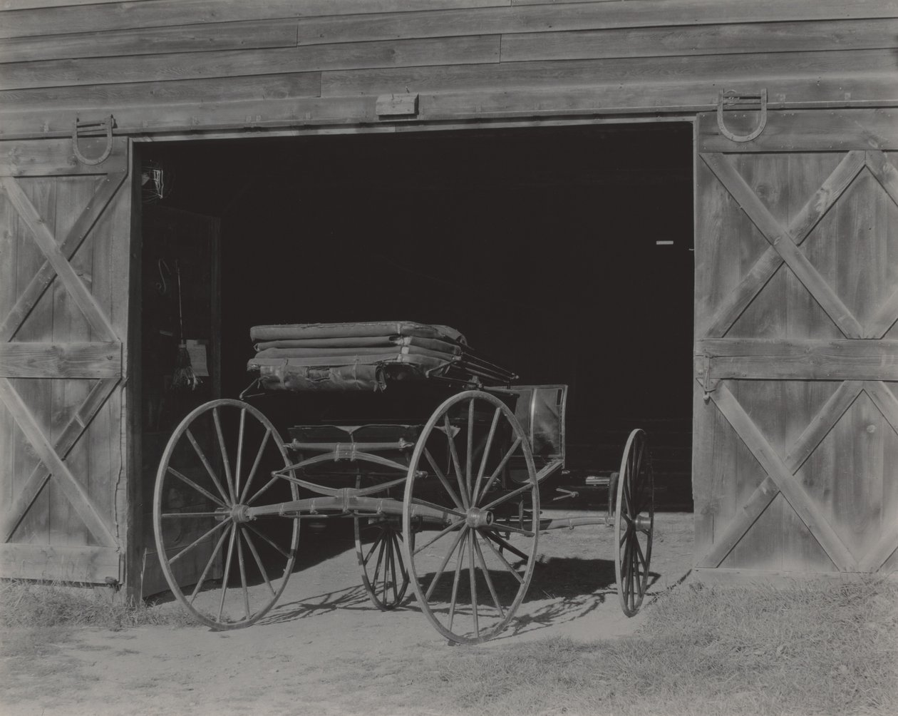 Fienile e carrozza da Alfred Stieglitz