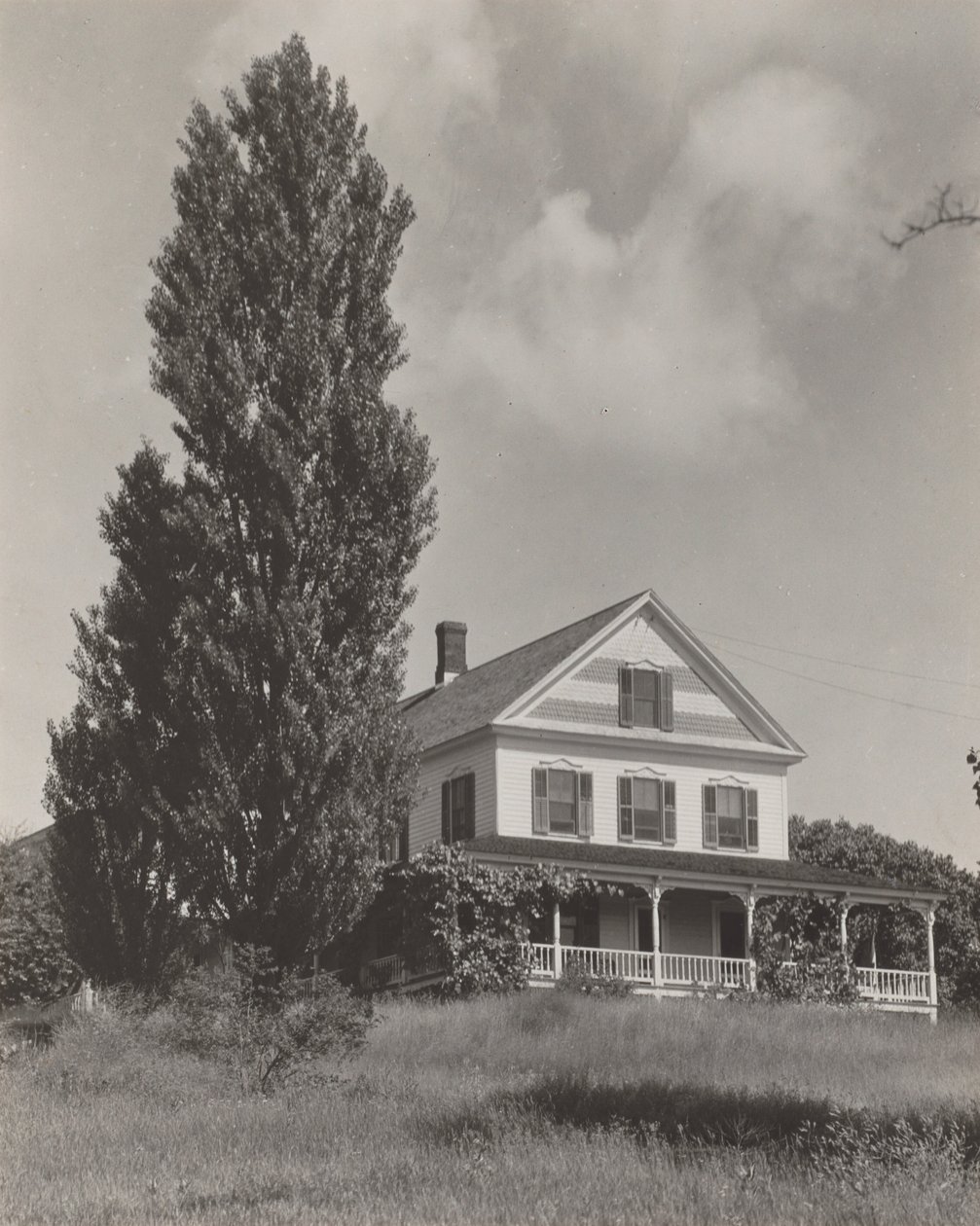 Casa sulla collina, Lake George da Alfred Stieglitz