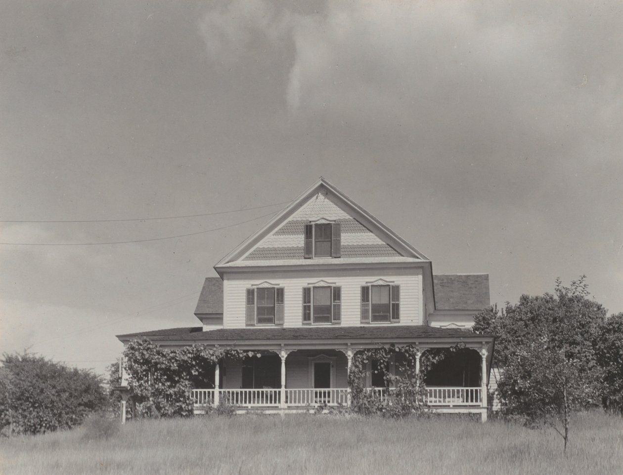 Casa sulla collina, Lake George da Alfred Stieglitz