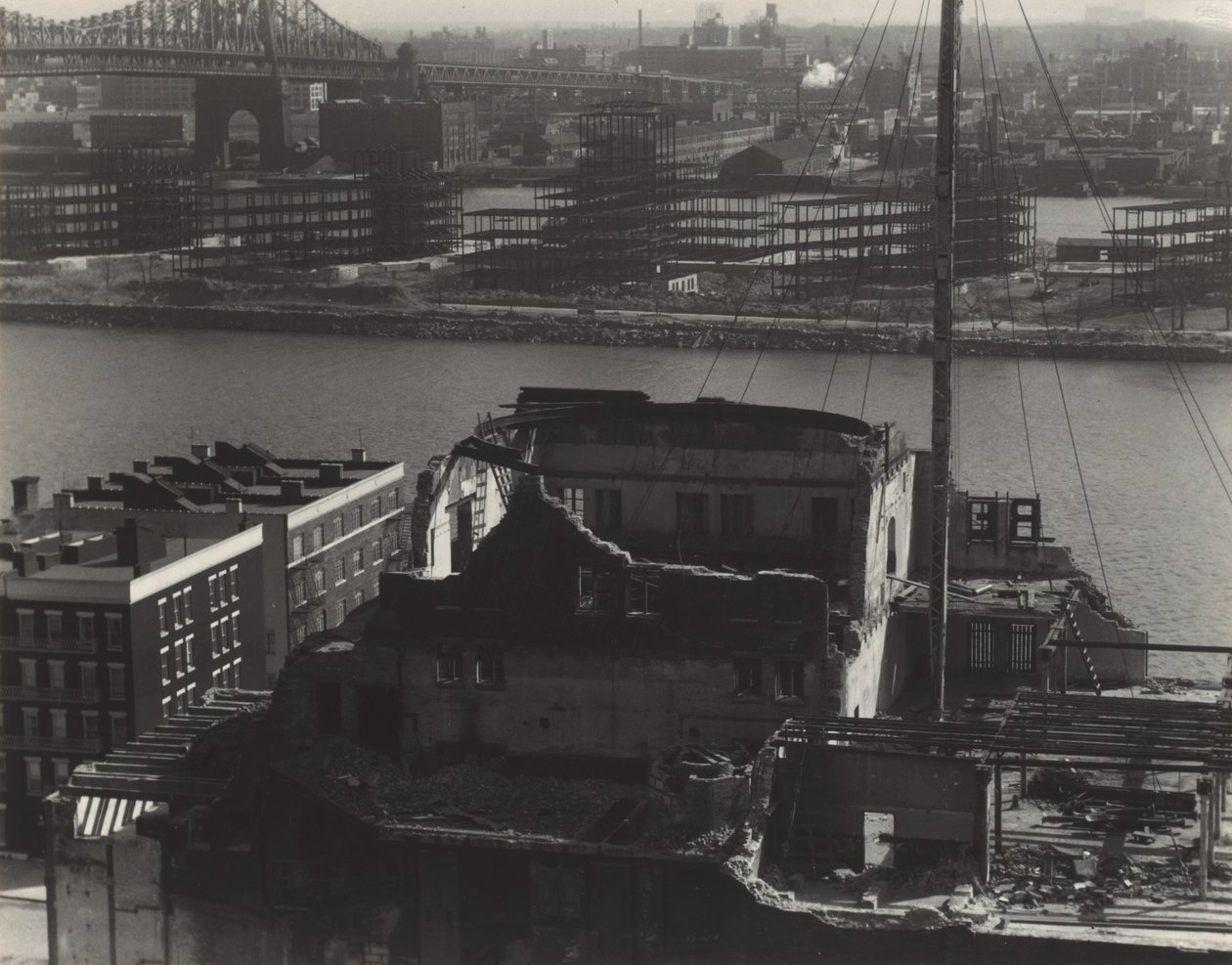 New York vista dalla 405 E 54th Street da Alfred Stieglitz