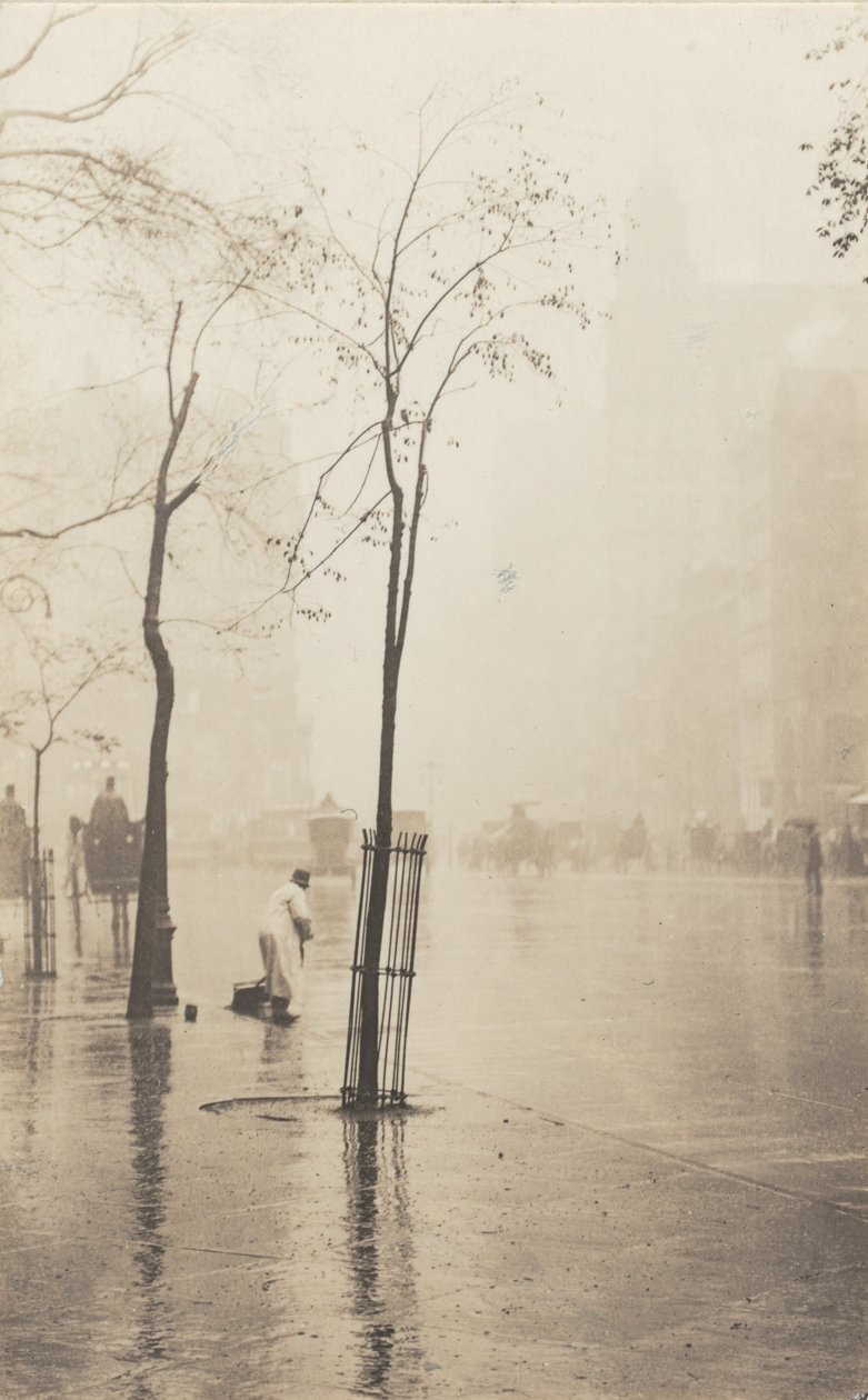 La spazzatrice e l’alberello da Alfred Stieglitz