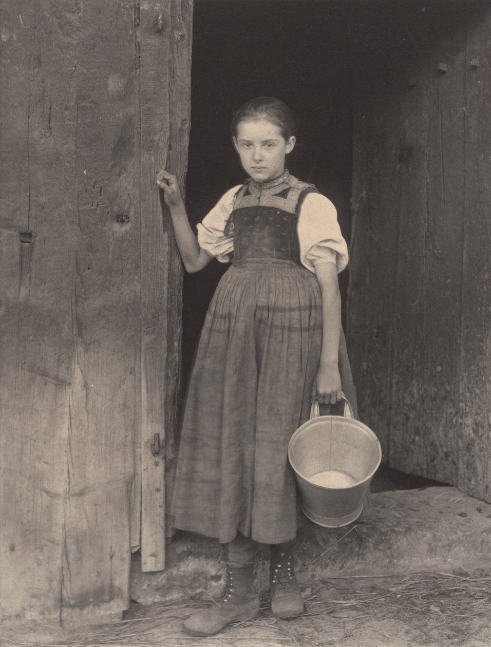 La piccola lattaia da Alfred Stieglitz