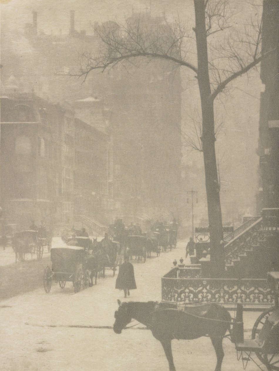 La strada, progetto per un poster da Alfred Stieglitz