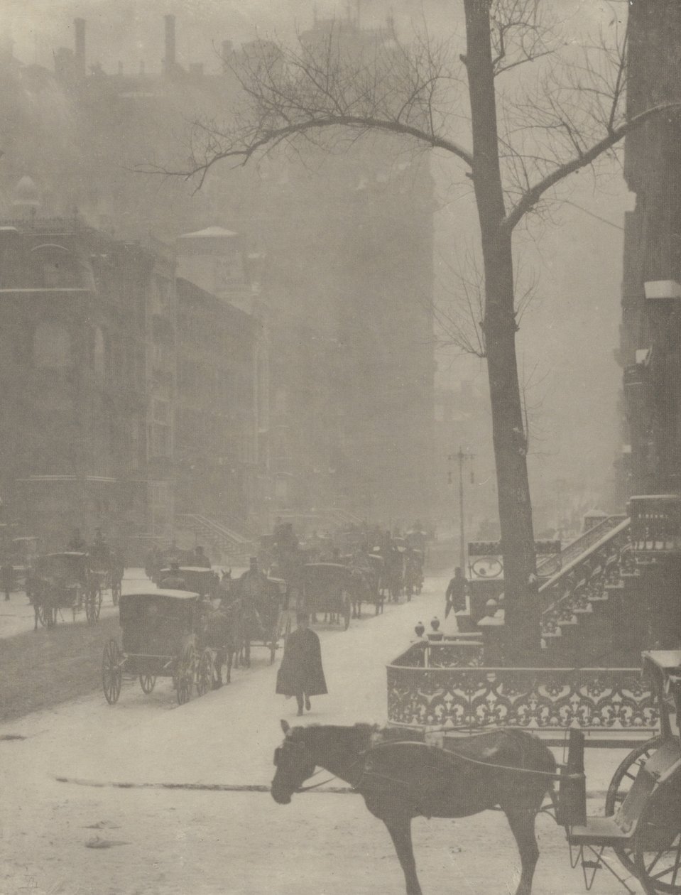 La strada, Fifth Avenue da Alfred Stieglitz