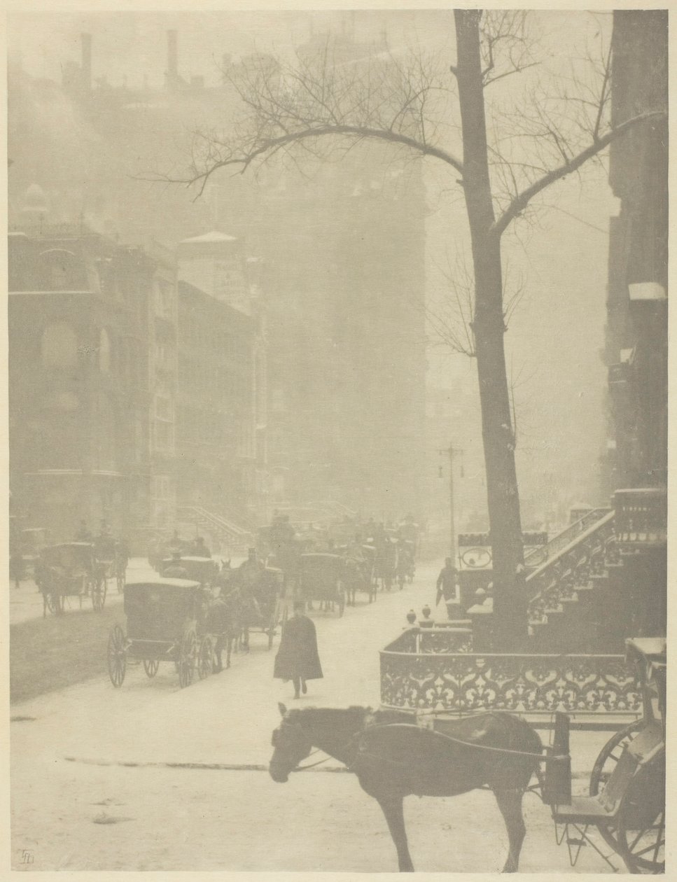 La Strada, Fifth Avenue da Alfred Stieglitz