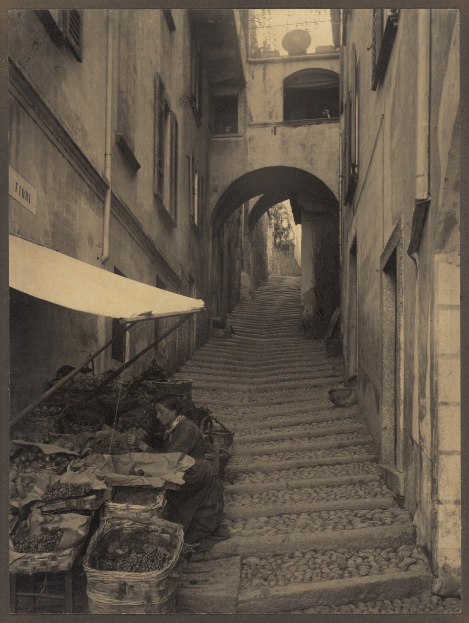 Via Fiori, Bellagio da Alfred Stieglitz
