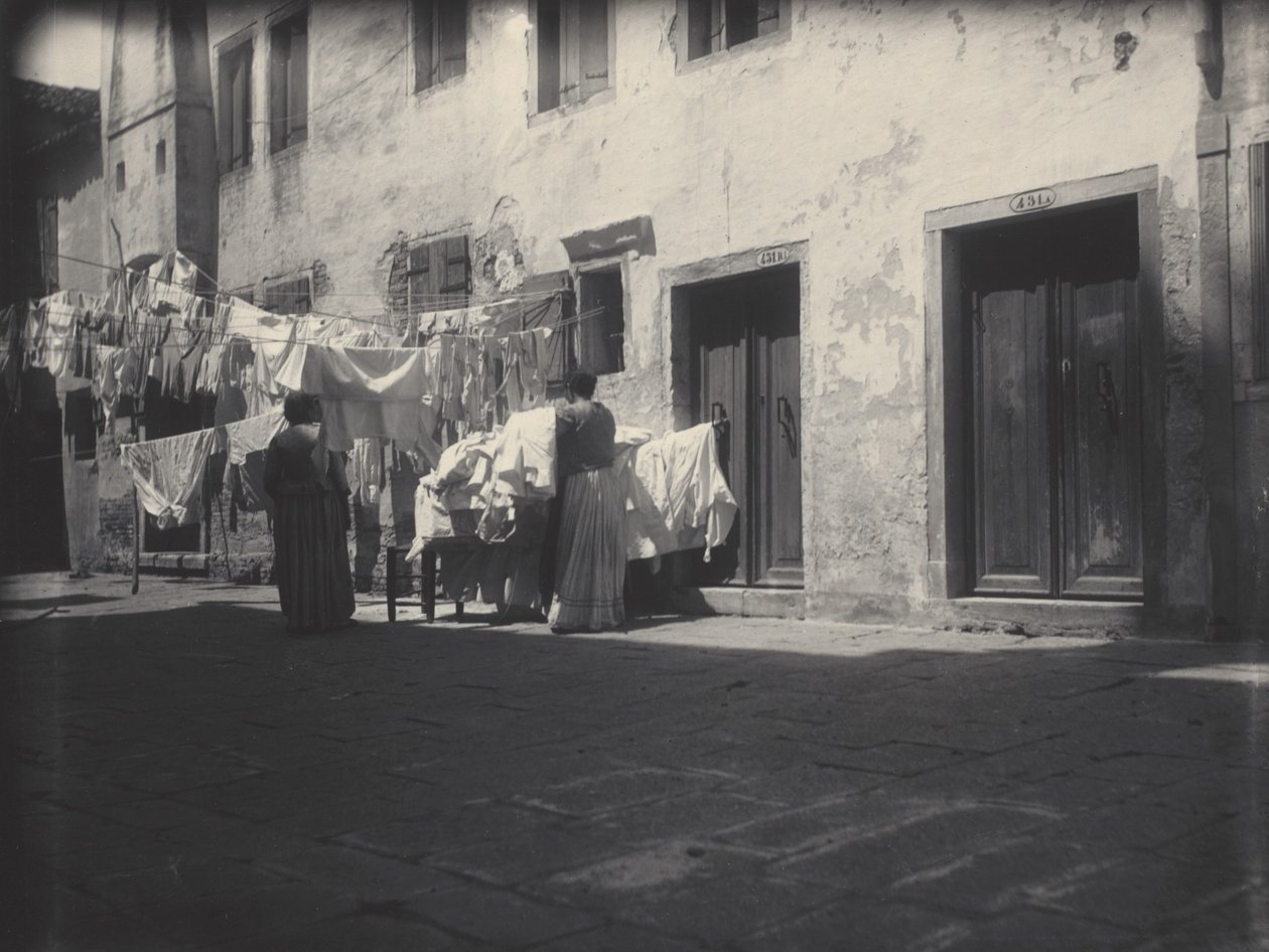 Giorno del bucato, Venezia da Alfred Stieglitz