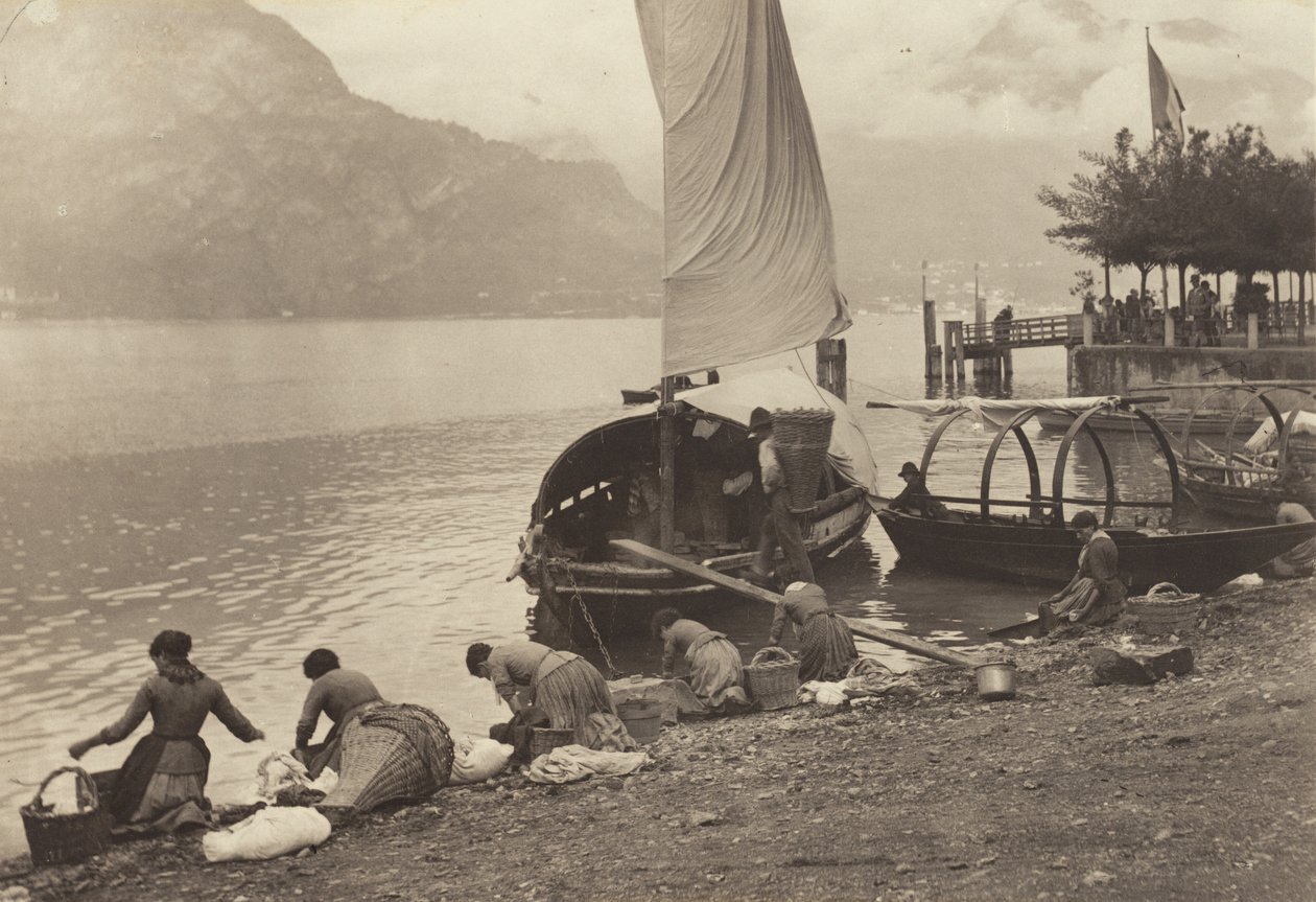 Lavandaie sul Lago di Como da Alfred Stieglitz