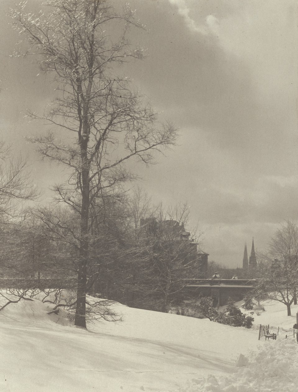 Inverno (Central Park) da Alfred Stieglitz