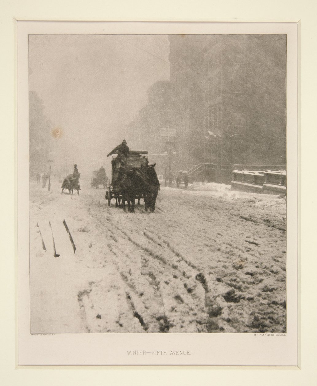 Inverno - Fifth Avenue da Alfred Stieglitz
