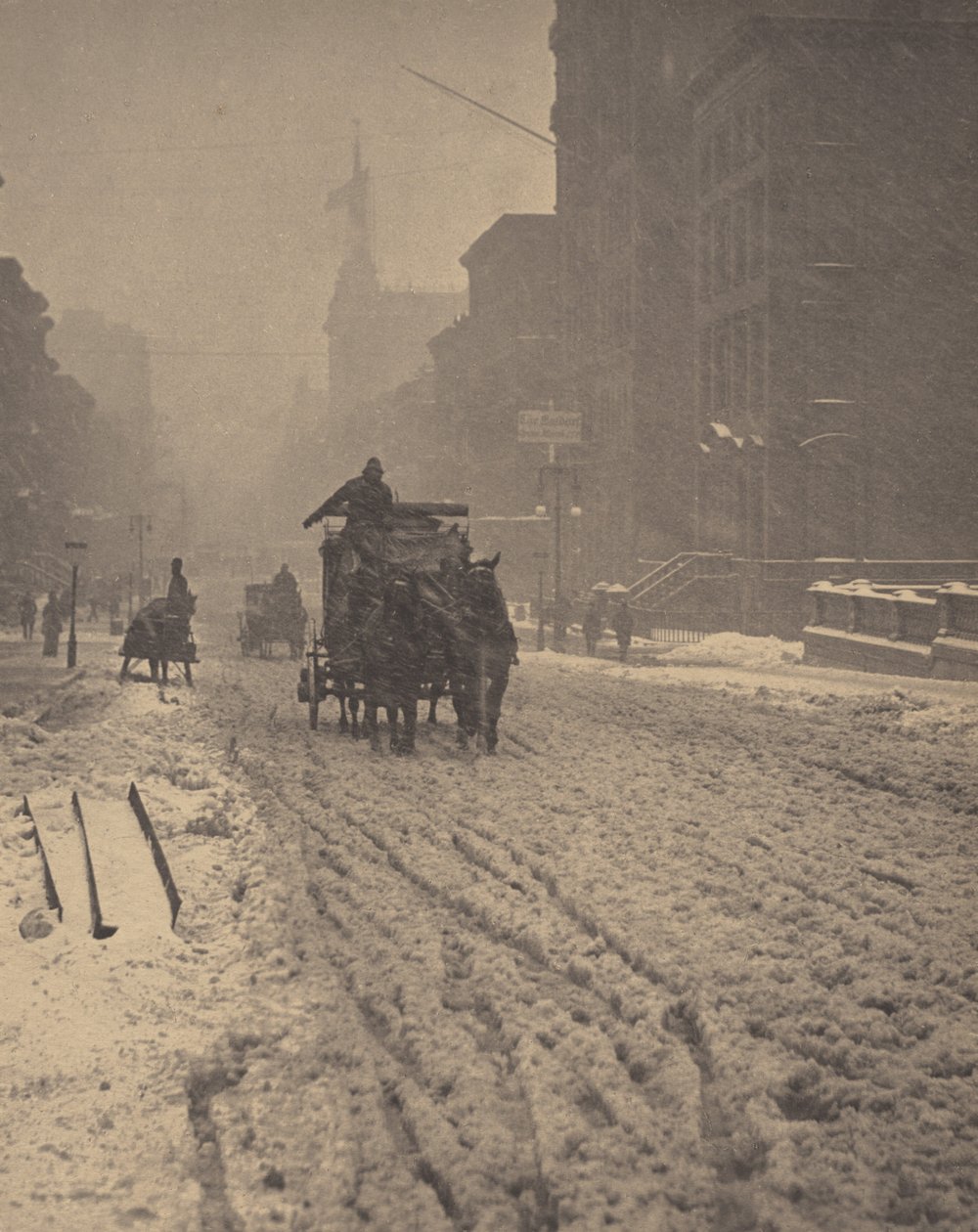 Inverno, Fifth Avenue da Alfred Stieglitz