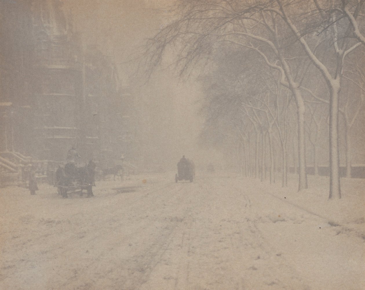 Inverno, New York da Alfred Stieglitz