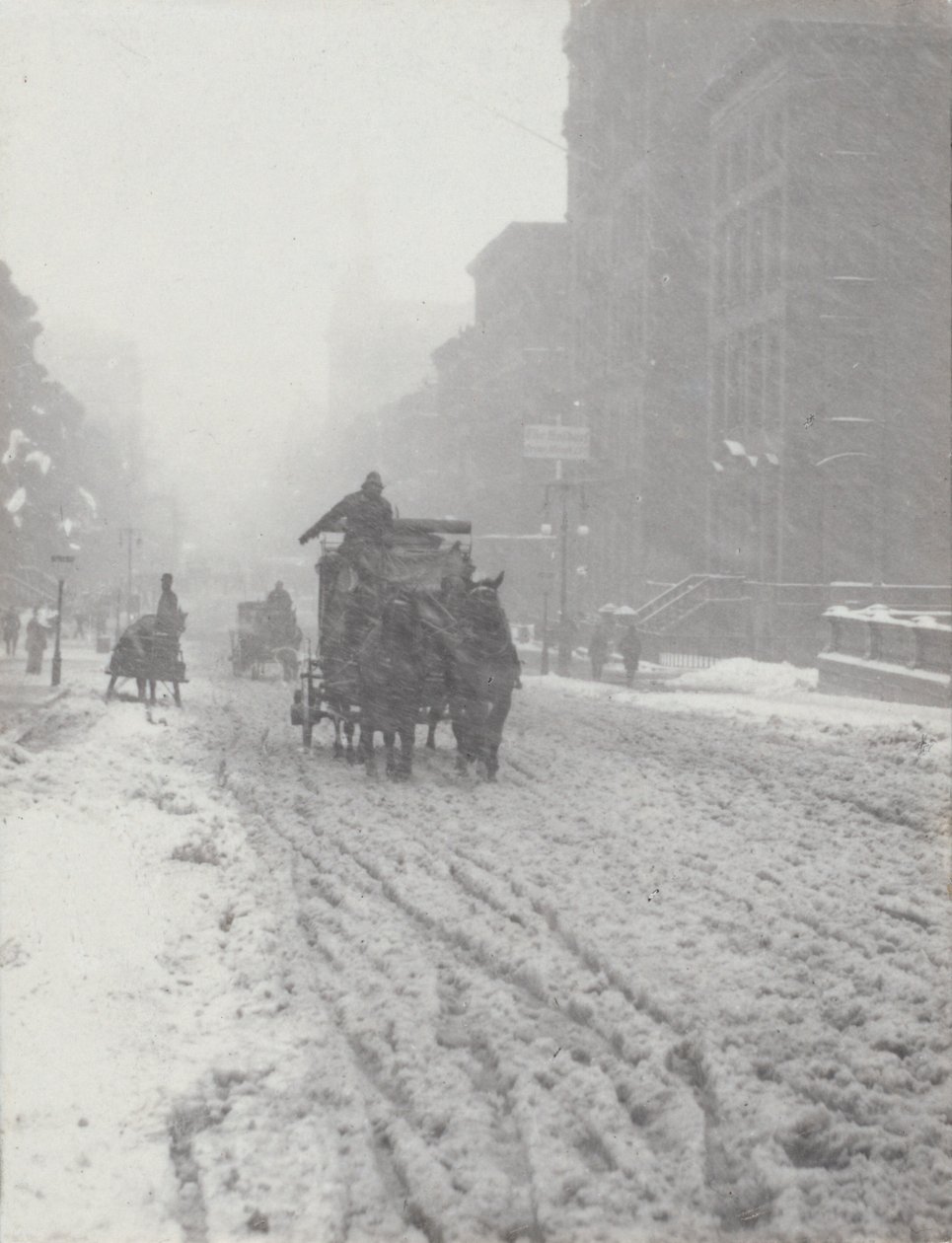 Inverno sulla Fifth Avenue da Alfred Stieglitz