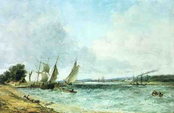 Paesaggio marino inglese da Alfred Vickers