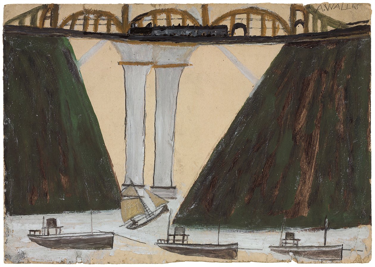 Ponte di Saltash, c. 1930 da Alfred Wallis