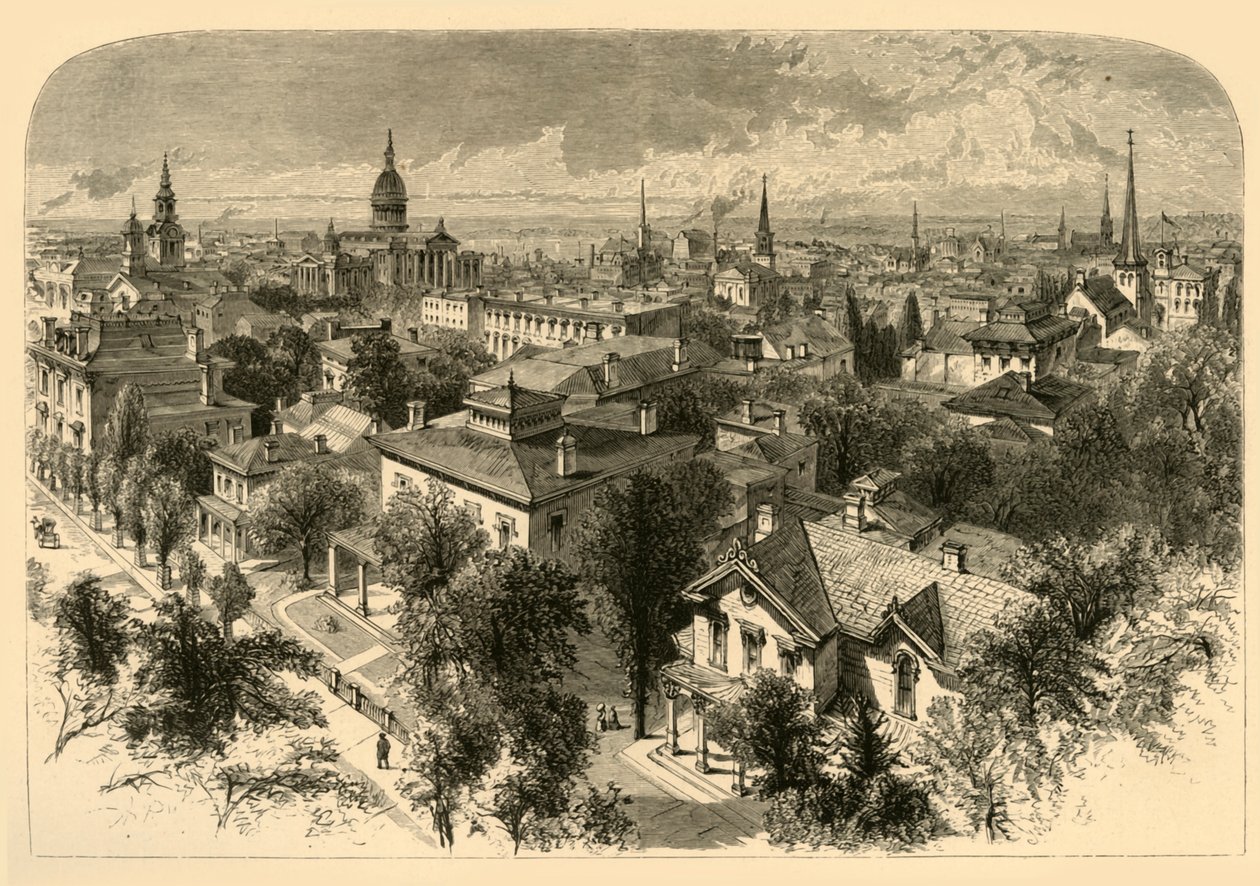 Città di Milwaukee da Alfred Rudolph Waud
