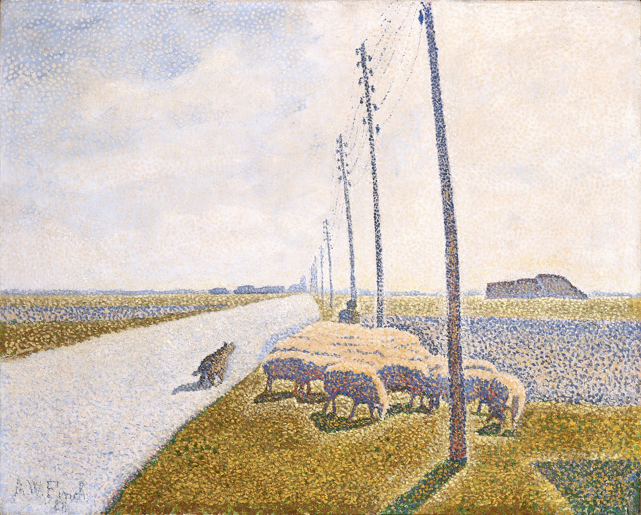 La strada per Nieuport da Alfred William (1854 1930) Finch