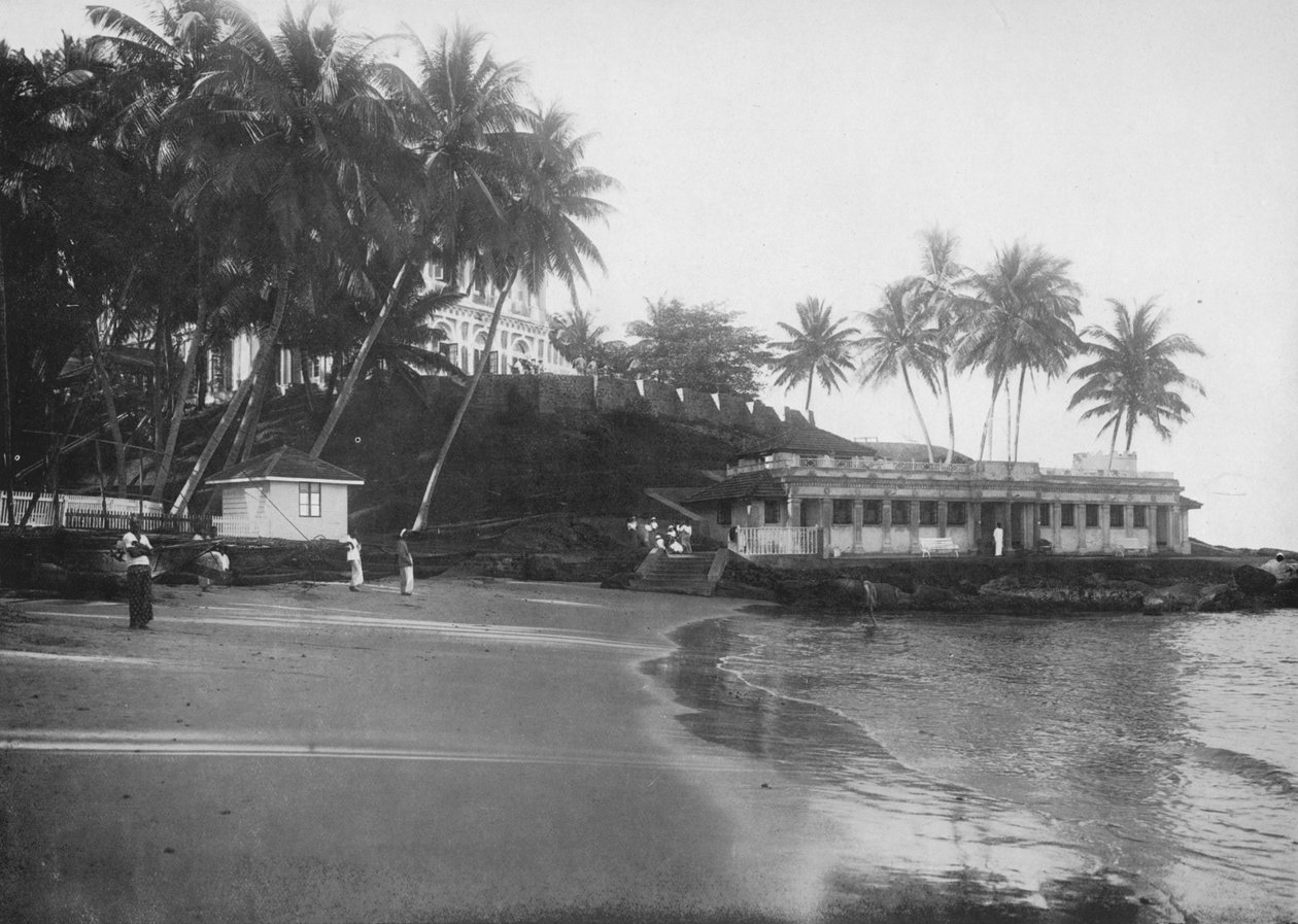 Hotel Mount Lavinia e Padiglione Balneare, c1890, 1910 da Alfred William Amandus Plate