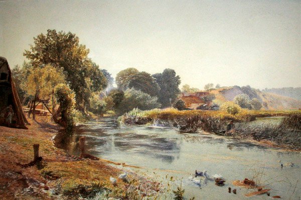 Un pezzo della vecchia Inghilterra mezzo addormentata da Alfred William Hunt