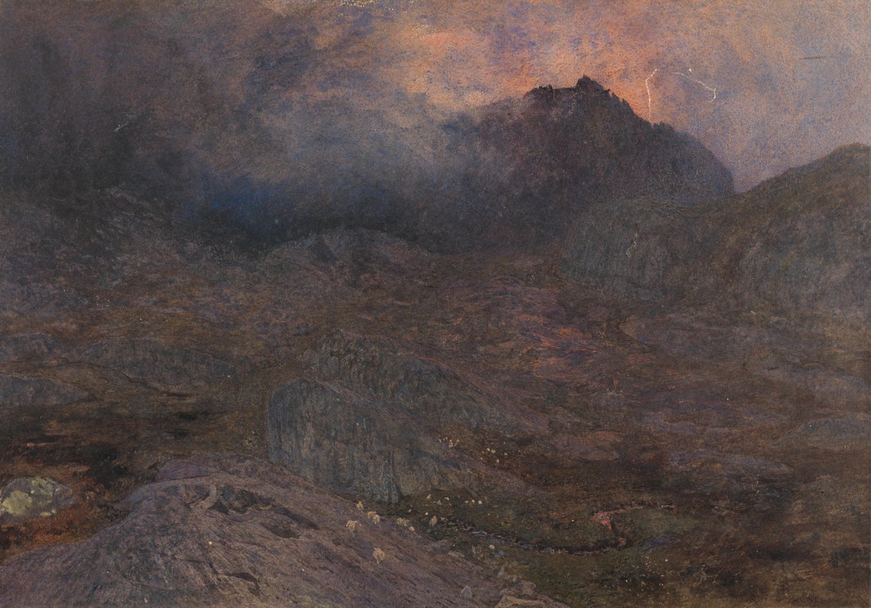 Cwn Trifaen, c.1857 da Alfred William Hunt