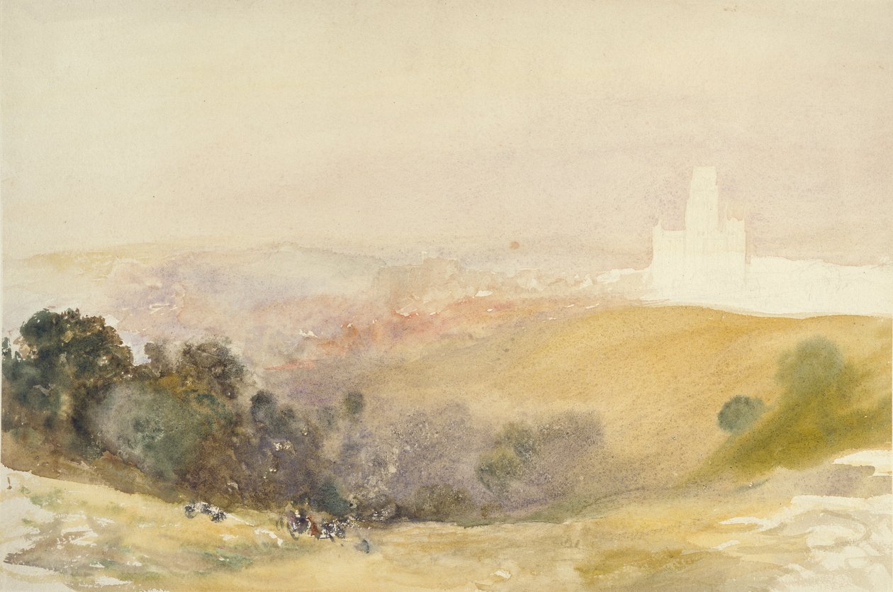 Durham dalle Colline Rosse, 1866-1880 da Alfred William Hunt