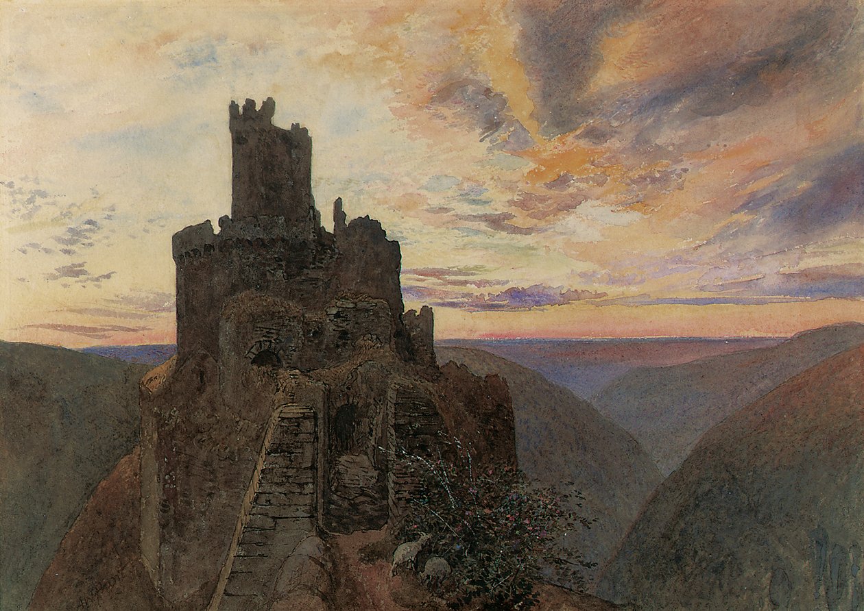 Ehrenburg sulla Mosella da Alfred William Hunt