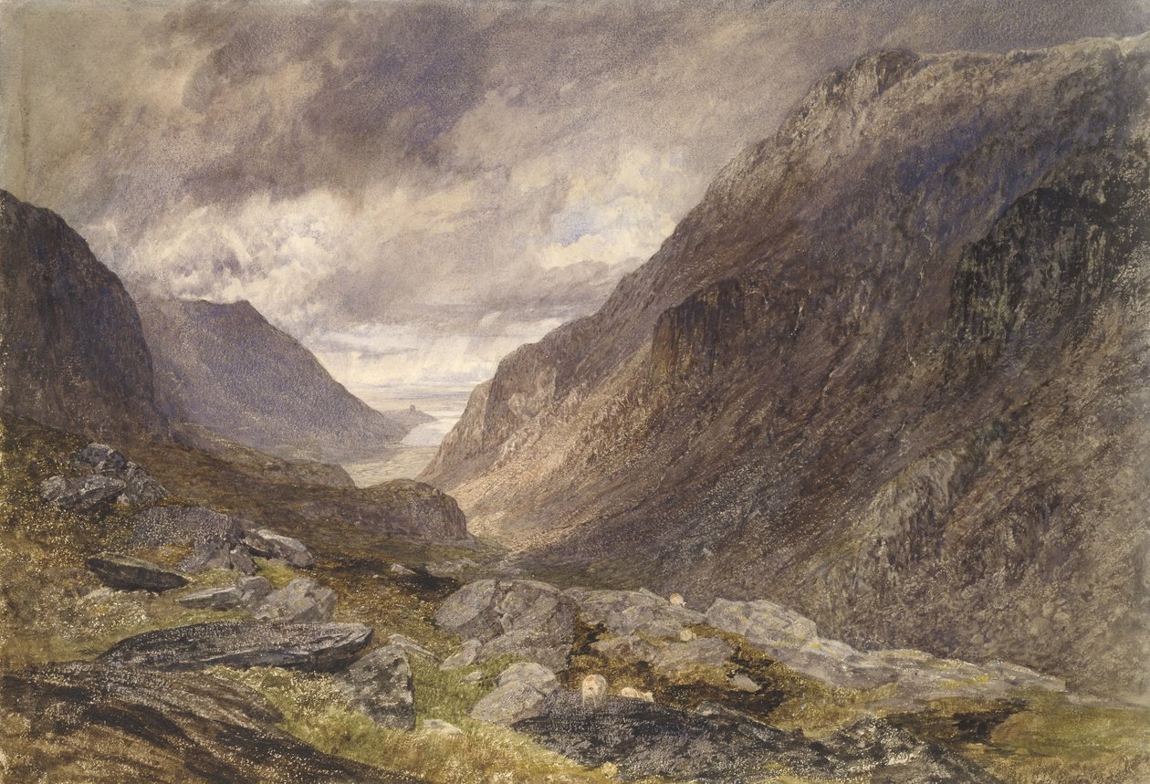 Passo di Llanberis, c.1853 da Alfred William Hunt