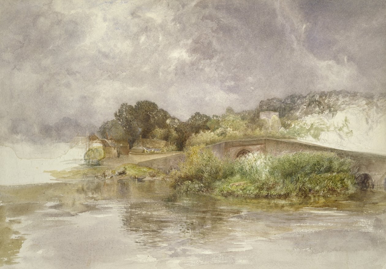 Ponte di Sonning, c. 1882 da Alfred William Hunt