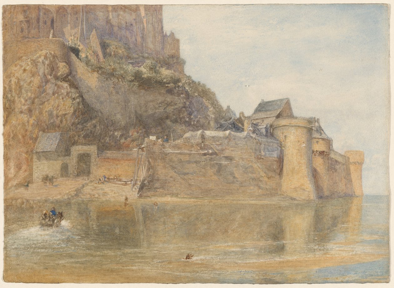 I bastioni, Mont St. Michel, Francia da Alfred William Hunt