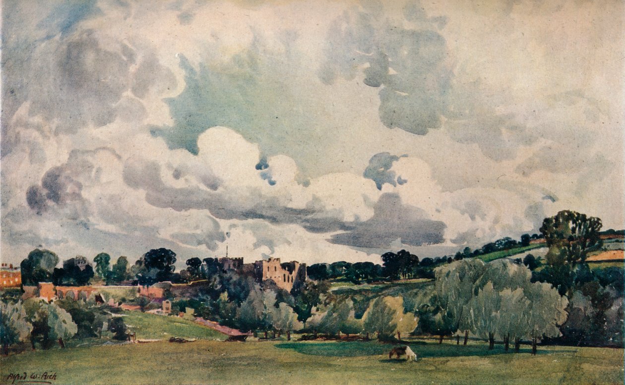 Castello di Ludlow, c1880 da Alfred William Rich