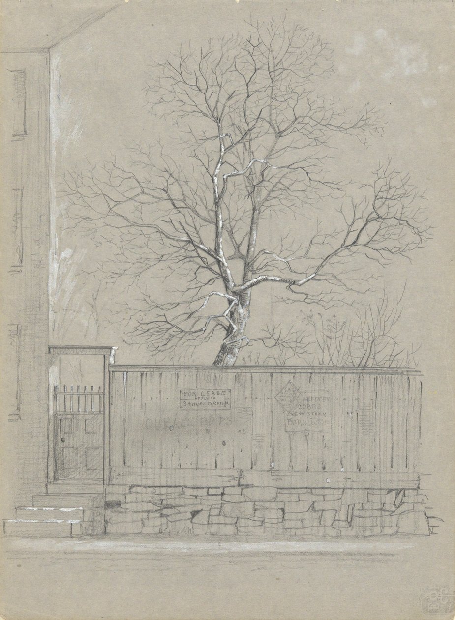 Cartellone e albero da Alfred Wordsworth Thompson