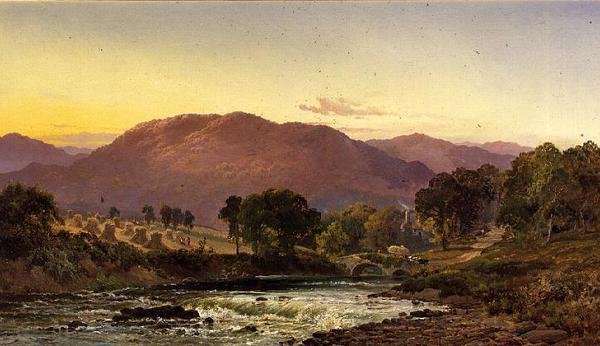 Vicino al Passo di Llangollen, Galles del Nord da Alfred de Breanski
